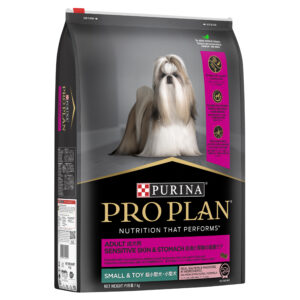 PRO PLAN? Sensitive Skin and Stomach  Dry Dog Food  Small and Toy Breeds  Salmon and Mackerel