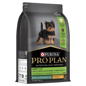 PRO PLAN?  Healthy Growth and Development  Dry Puppy Food  Small and Toy Breeds Chicken