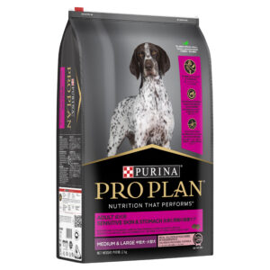 PRO PLAN? Sensitive Skin and Stomach Dry Dog Food  Medium and Large Breeds  Salmon and Mackerel