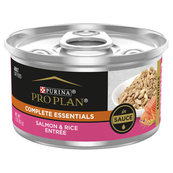 PRO PLAN Complete Essentials Salmon & Rice Entr?e in Sauce Wet Cat Food  85g