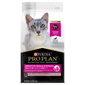 PRO PLAN Sensitive Skin & Stomach Salmon & Tuna Formula Dry Cat Food 1.5kg